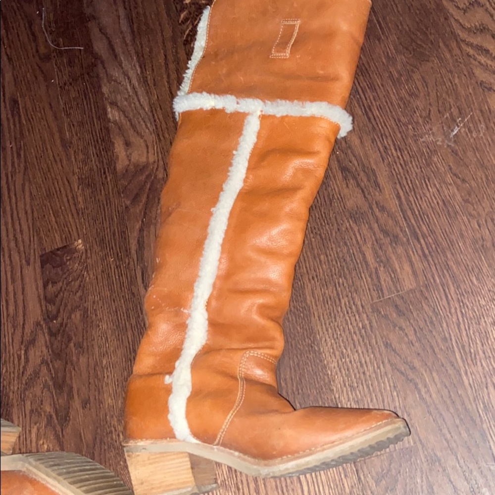 Michael Kors long leather sheep skin boots - Picture 3 of 7
